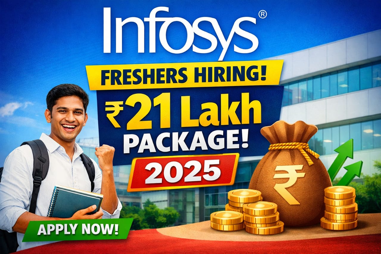 ₹3.5 लाख का जमाना गया! Infosys अब फ्रेशर्स को दे रहा है ₹21 लाख का पैकेज—क्या आप तैयार हैं?