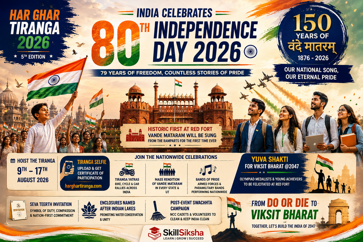 Har Ghar Tiranga 2026 & 150 Years of Vande Mataram: India’s