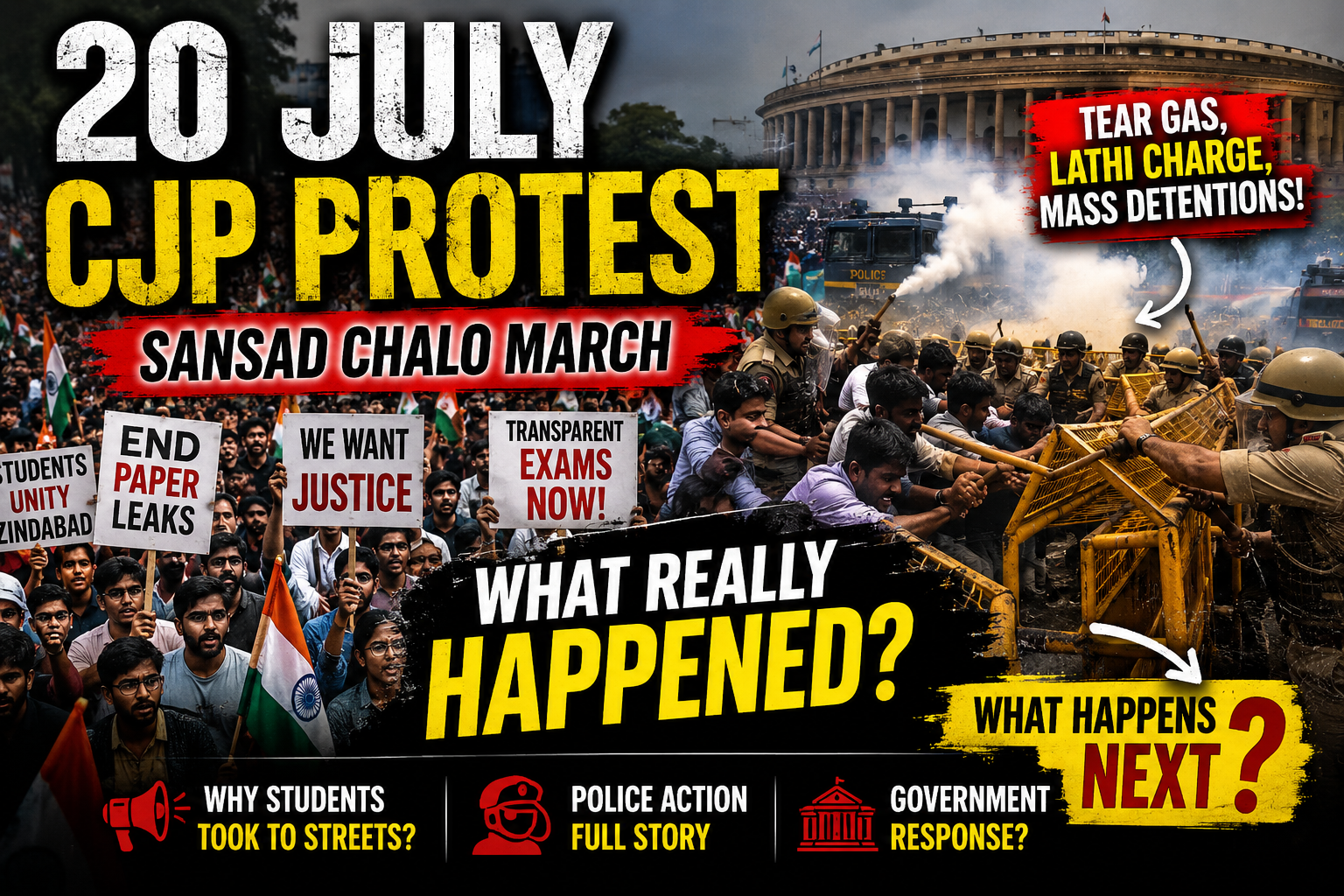 CJP Protest 20 July 2026 Explained: Full Timeline and Latest Updates