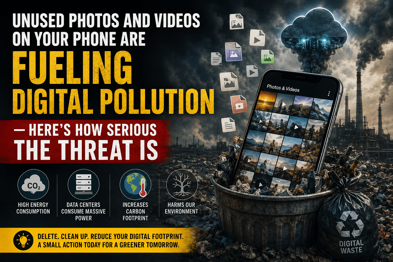 Unused Photos and Videos on Your Phone Are Fueling Digital Pollution – Here’s How Serious the Threat Is