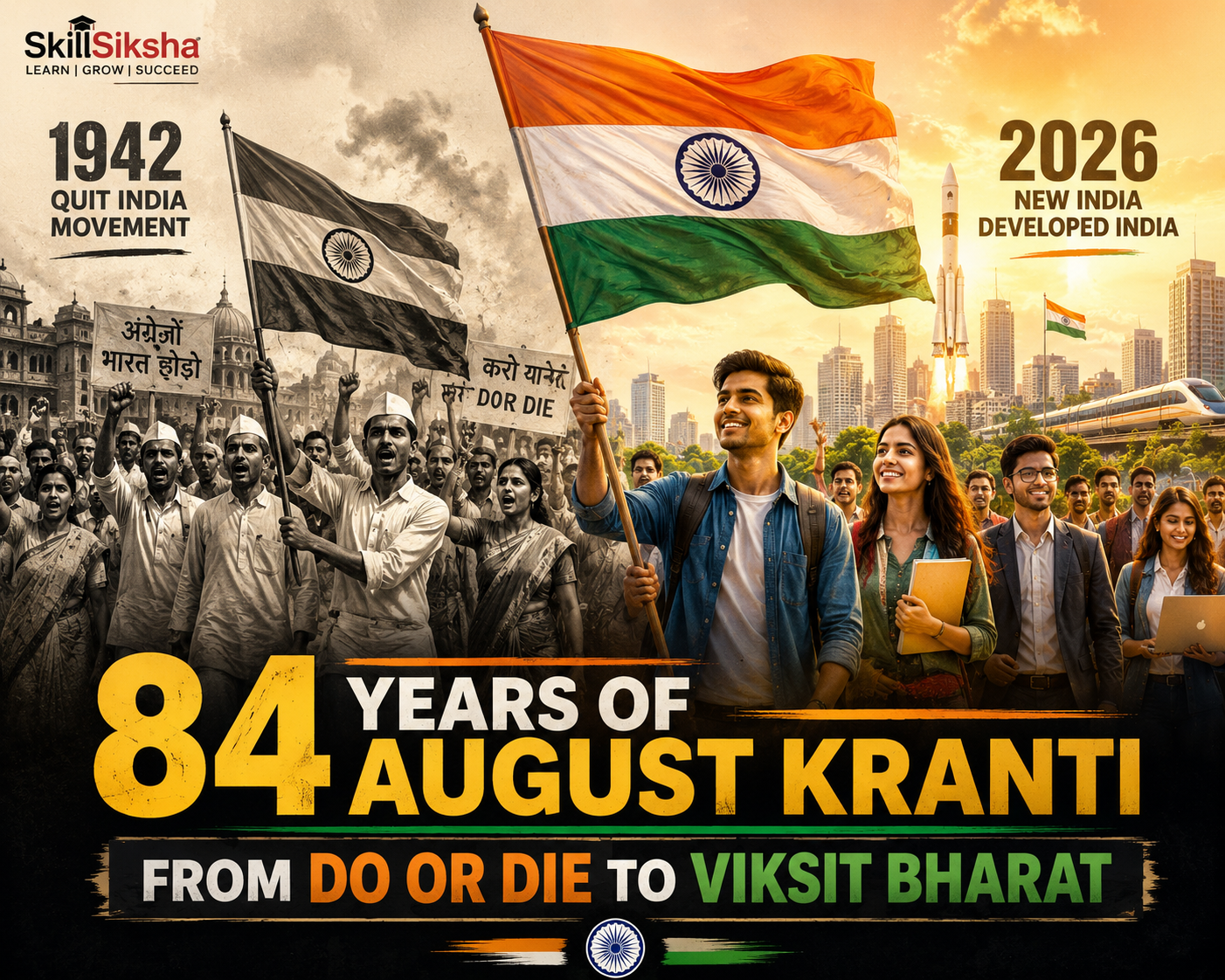 Quit India Movement 84th Anniversary, PM Modi Quit India