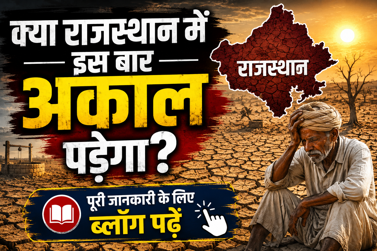 राजस्थान में बारिश क्यों रुक गई? क्या 2026 में पड़ेगा सूखा? पूरी रिपोर्ट