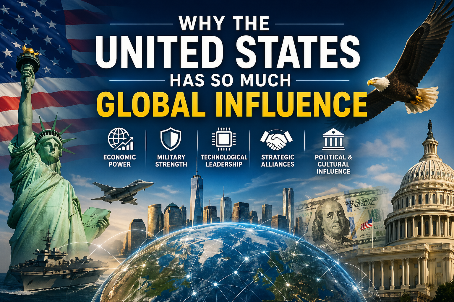 Top Reasons Behind U.S. Global Dominance in Economy, Military & Technology
