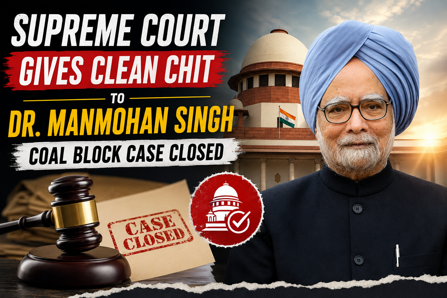 Coal Block Case Closed: Supreme Court Clears Dr. Manmohan