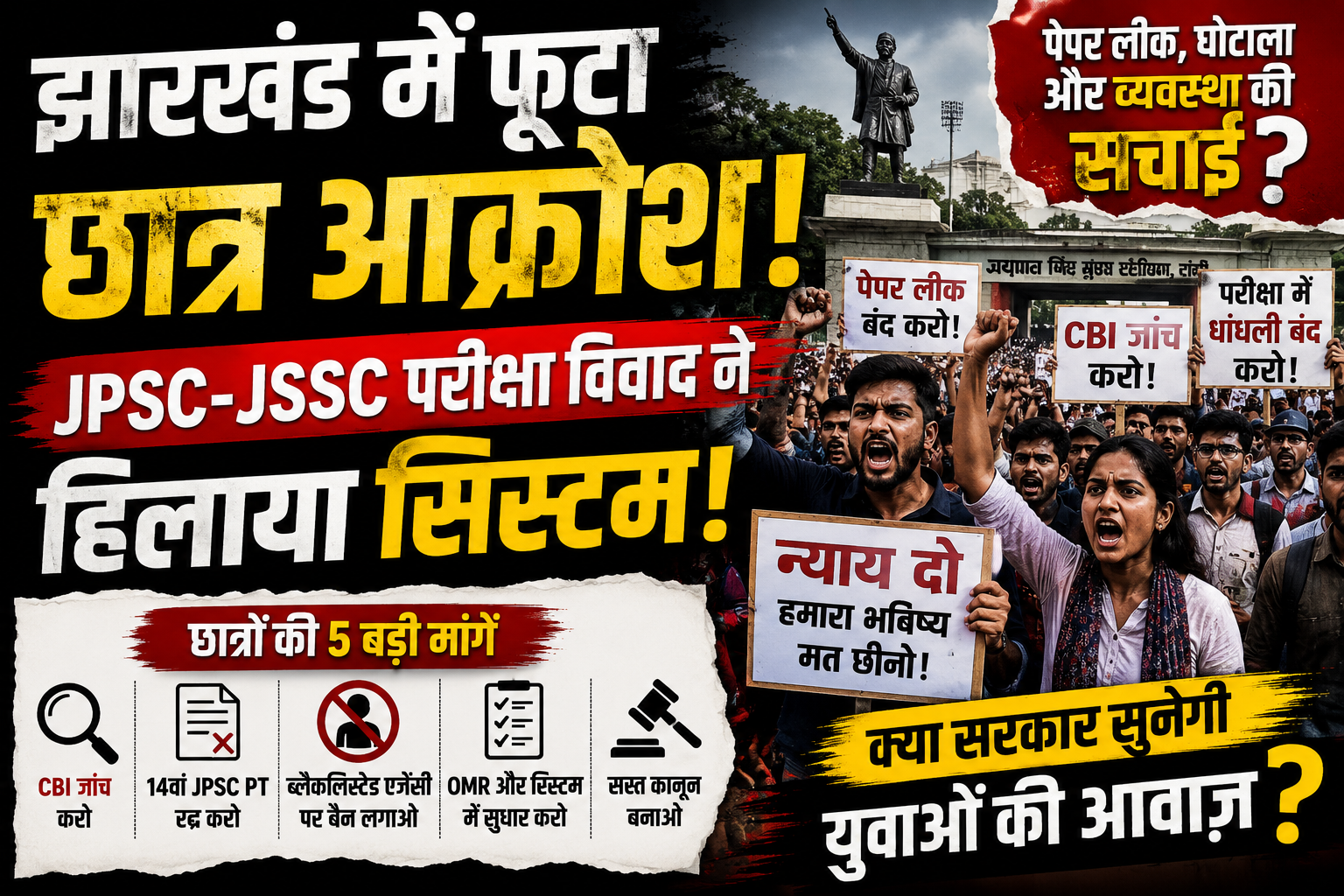 Jharkhand Students on the Streets: What Happened in the