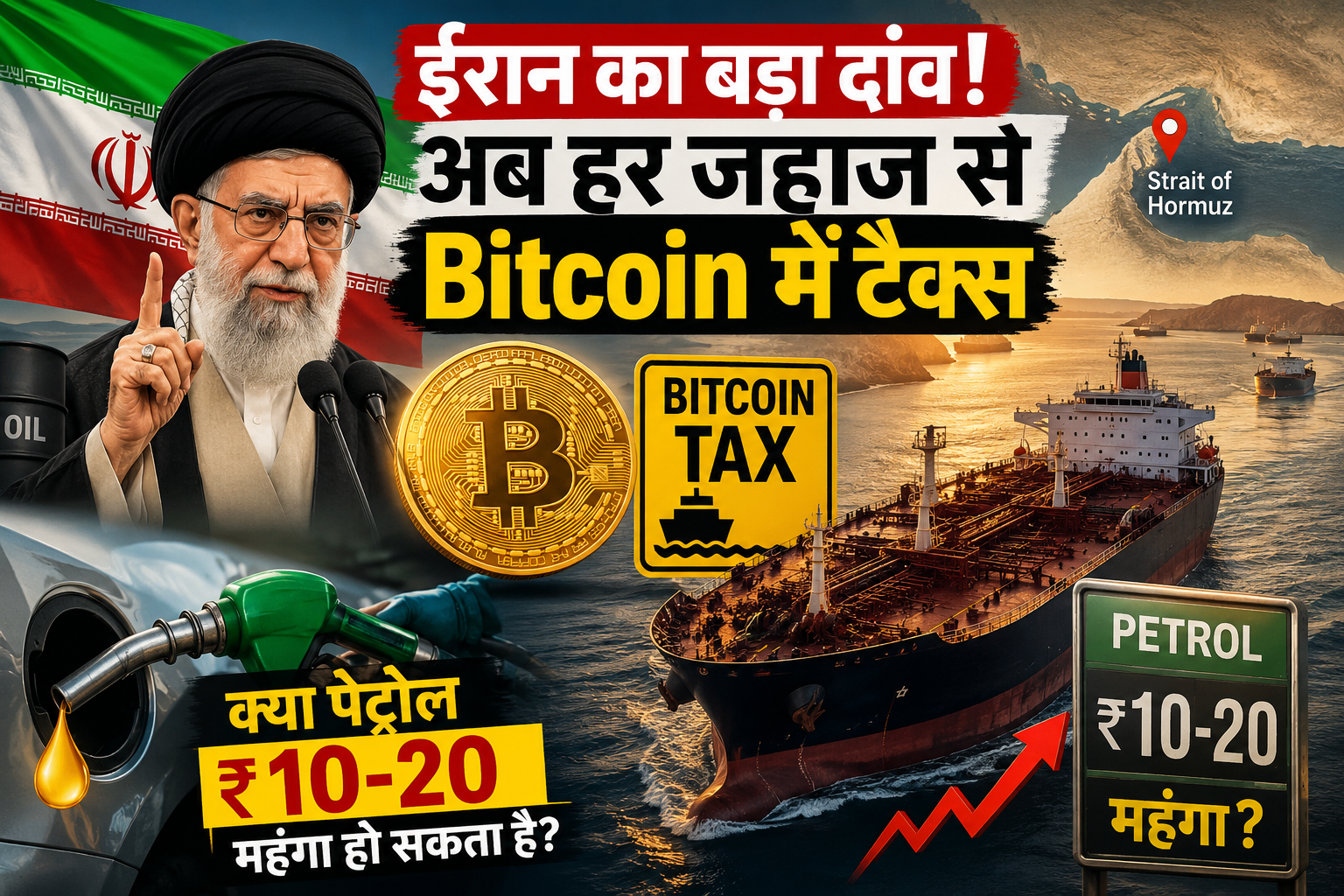 ईरान के Bitcoin Tax से क्यों डर रही है दुनिया? होर्मुज जलडमरूमध्य के फैसले की पूरी कहानी