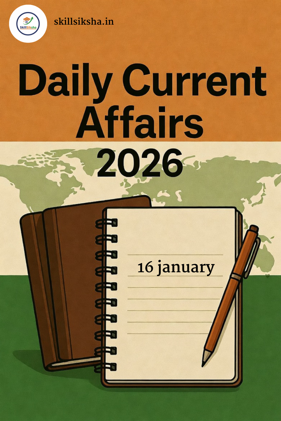 16 January 2026 Current Affairs in Hindi & English | Daily GK Quiz