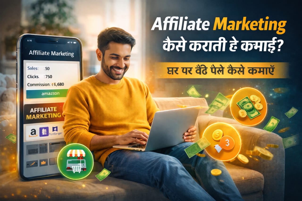 Affiliate Marketing कैसे कराती है कमाई? पूरी जानकारी और स्टेप-बाय-स्टेप गाइड 2026